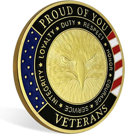 Veterans Challenge Coins - Thank You For Your Service Appreciation